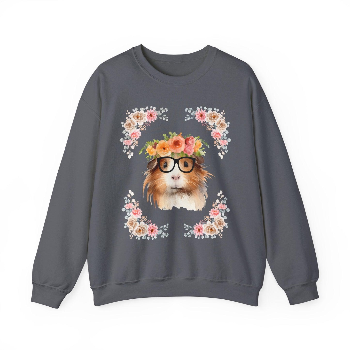 Geeky Goddess Guinea Pig Unisex Crewneck Sweatshirt