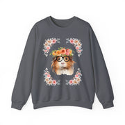 Geeky Goddess Guinea Pig Unisex Crewneck Sweatshirt