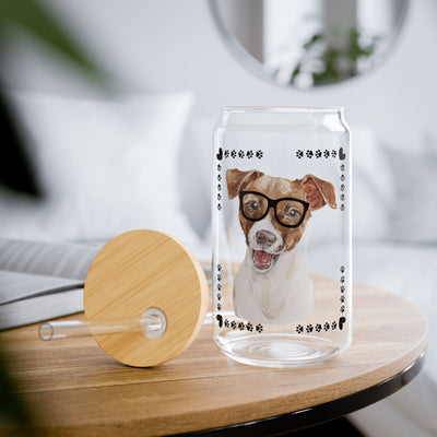 Geeky Good Jack Russell Sipper Glass