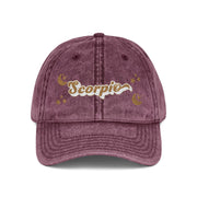 'Scorpio' Vintage Embroidered Cap
