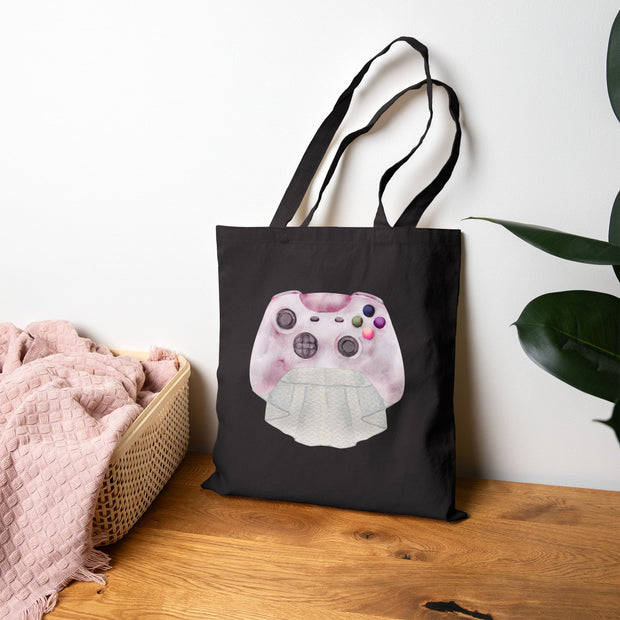 Gamer Bride Cotton Canvas Tote Bag