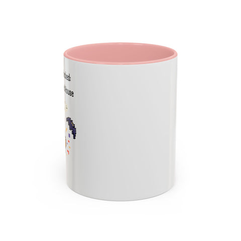 'Achievement Unlocked: Survived A Haunted House' Accent Coffee Mug