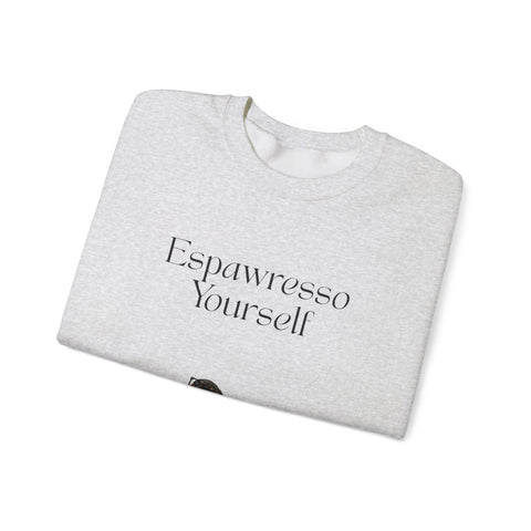 'Espawresso Yourself' Dachshund Unisex Crewneck Sweatshirt