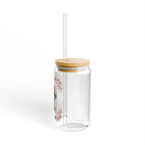 Geeky Goddess Dalmatian Sipper Glass