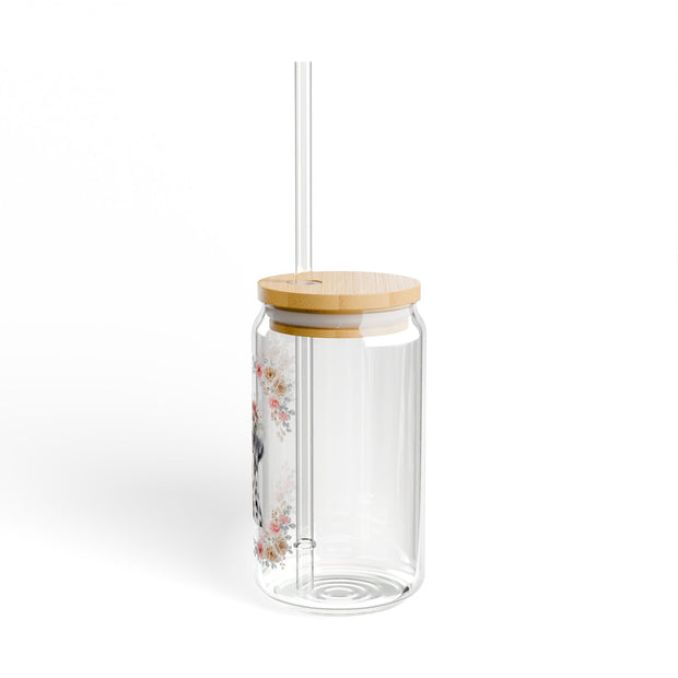 Geeky Goddess Dalmatian Sipper Glass