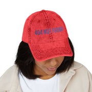 '404 NOT FOUND' Vintage Embroidered Cap