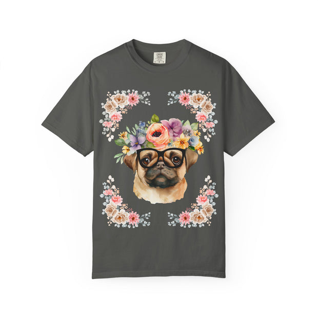 Geeky Goddess Pug Unisex T-Shirt