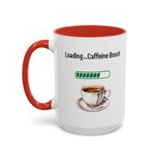 'Loading...Caffeine Boost' Accent Coffee Mug