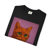 Pawgwarts Orange Cat Wizard T-Shirt