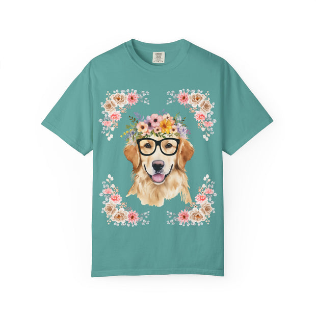 Geeky Goddess Golden Retriever Unisex T-Shirt