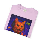 Game On Orange Cat Unisex T-Shirt