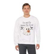 'You and Me Against The World' Unisex Crewneck Sweatshirt