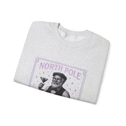 North Pole Speakeasy Crewneck Sweatshirt | Cozy Holiday Gift | Winter Wear | Christmas Sweatshirt | Unisex Comfy Apparel