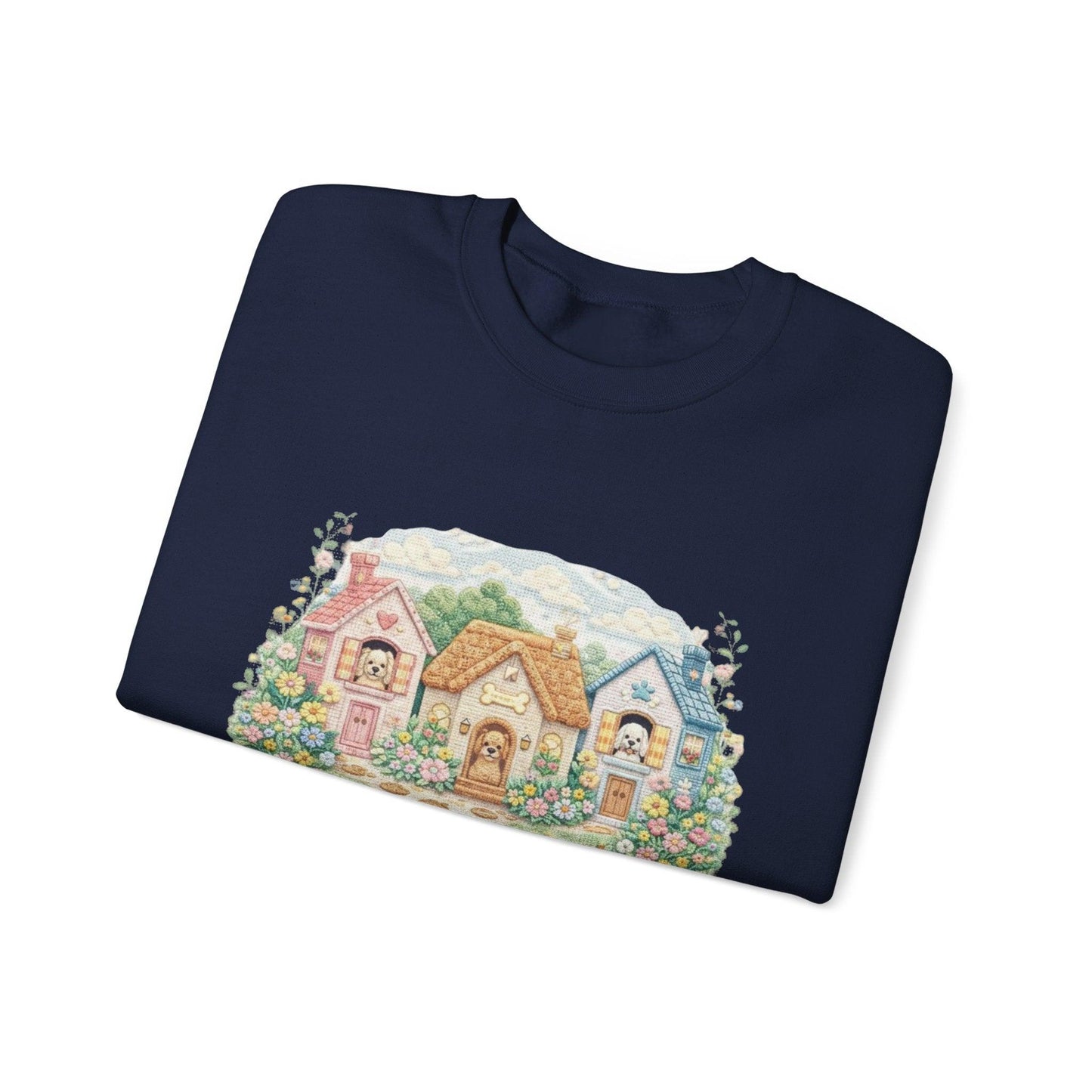 Cottagecore Sweatshirt, Floral Garden Cottage Crewneck, Cozy Vintage Pastel House Shirt