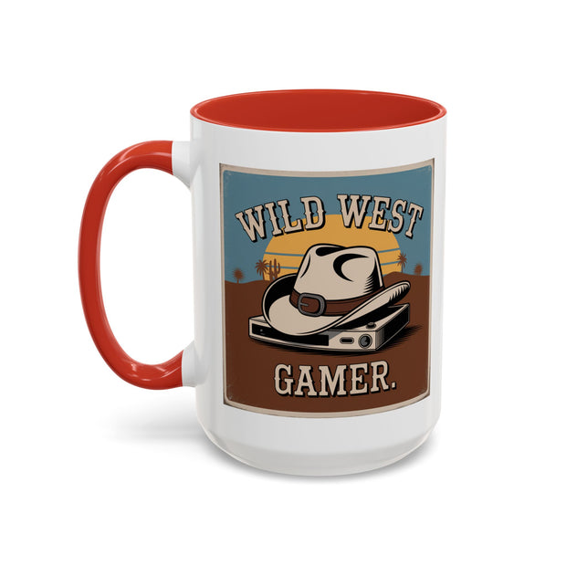 'Wild West Gamer' Accent Coffee Mug