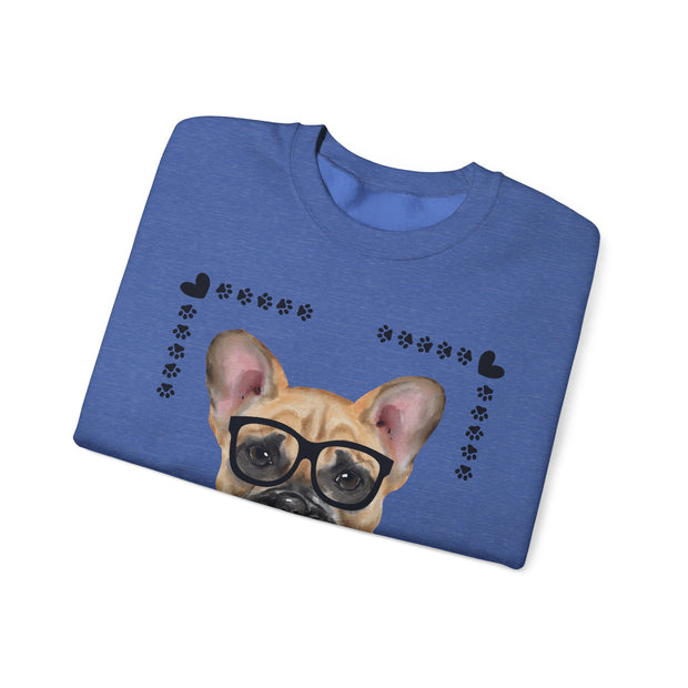 Geeky Good French Bulldog Unisex Sweatshirt