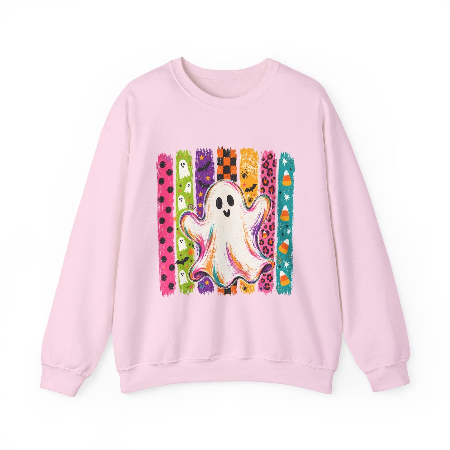 Rainbow Ghost Halloween Sweatshirt | Cute Ghost Graphic Crewneck