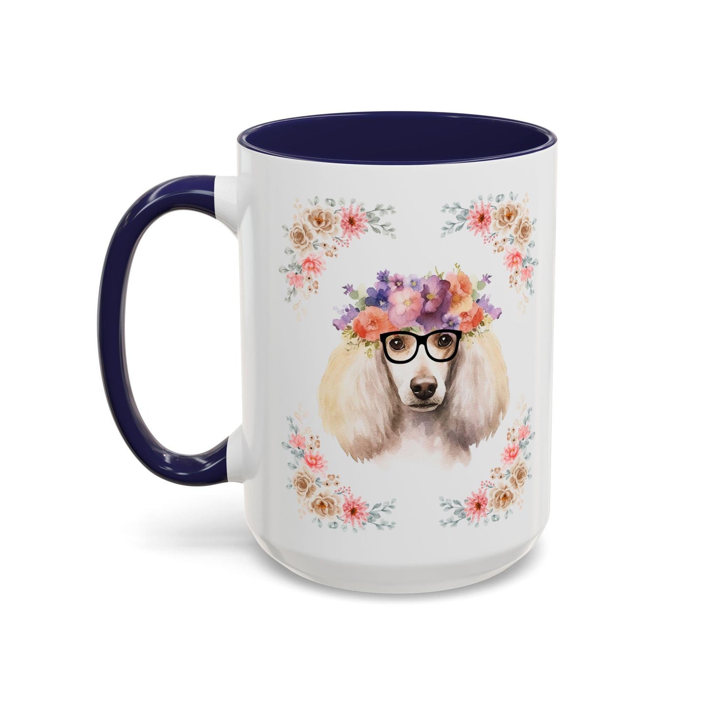 Geeky Goddess French Poodle Accent Coffee Mug