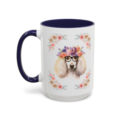 Geeky Goddess French Poodle Accent Coffee Mug