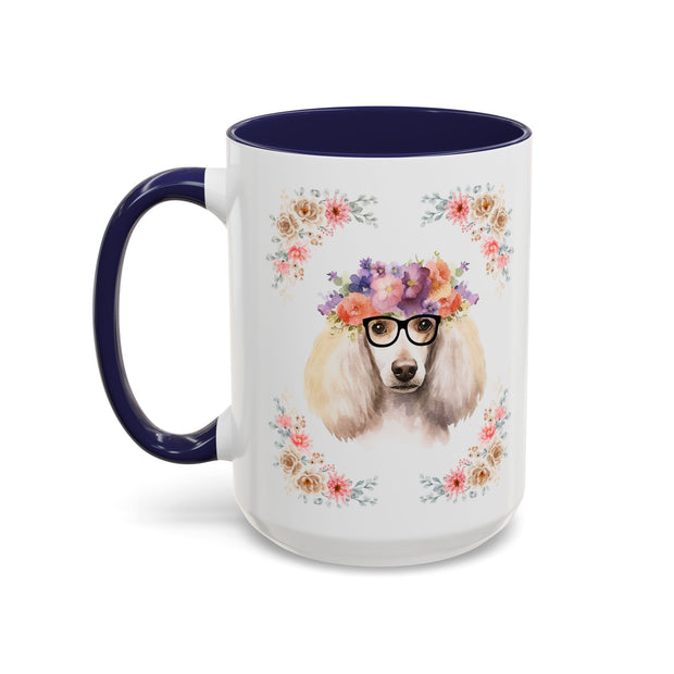 Geeky Goddess French Poodle Accent Coffee Mug