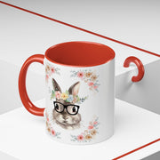 Geeky Goddess Bunny Accent Coffee Mug