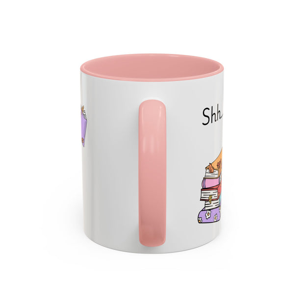 'Shhh...I'm Plotting' Accent Coffee Mug