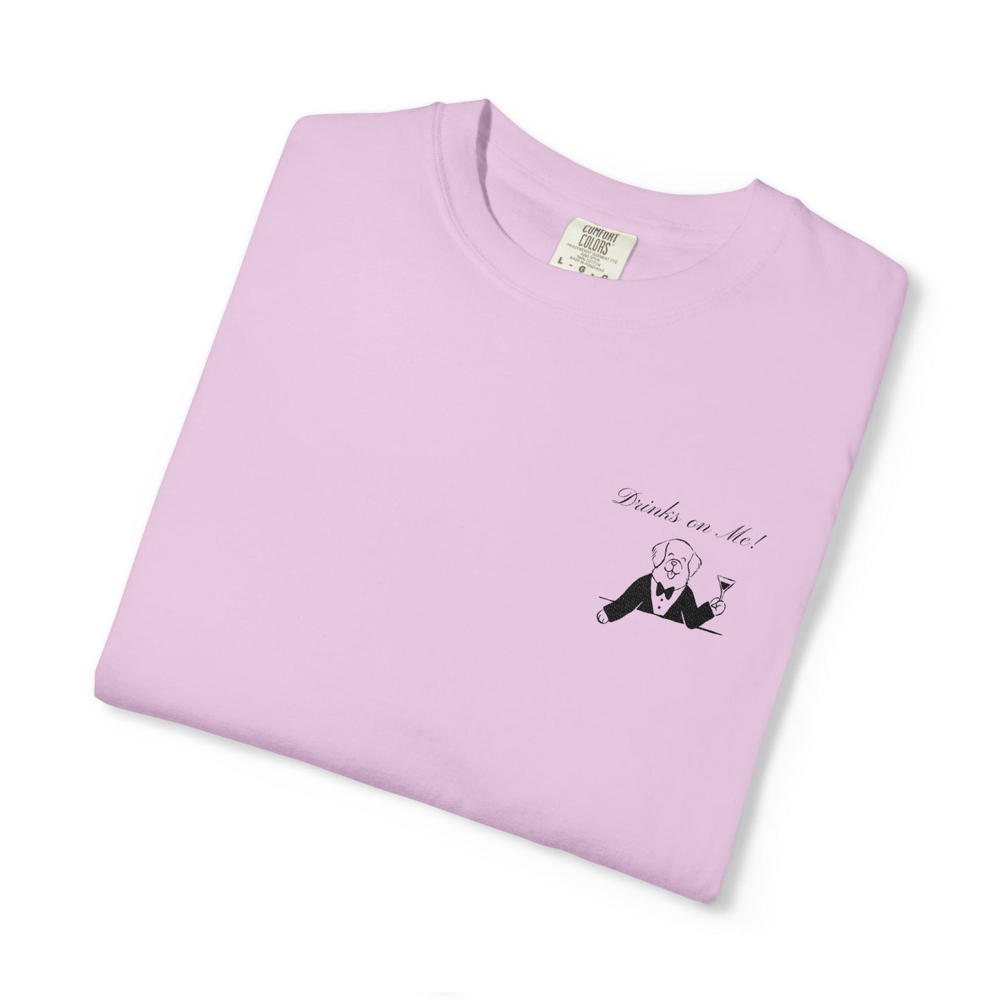 Drinks On Me Wedding Shirt, Funny Dog Bride Tee, Cocktail Hour Bridal Shirt, Cute Puppy Wedding Tee, Bachelorette Shirt