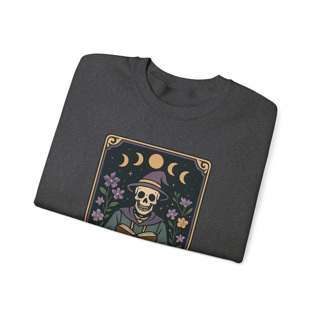 Bookworm Skeleton Crewneck Sweatshirt