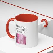 'I Like Big Books and I Cannot Lie' Accent Coffee Mug