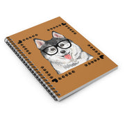 Geeky Good Siberian Husky Spiral Notebook