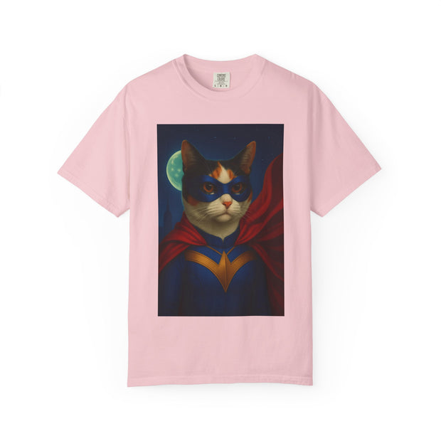 Superhero Tri-Colored Cat Unisex T-shirt