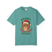 'Meowy Christmas Anyway' Unisex T-Shirt
