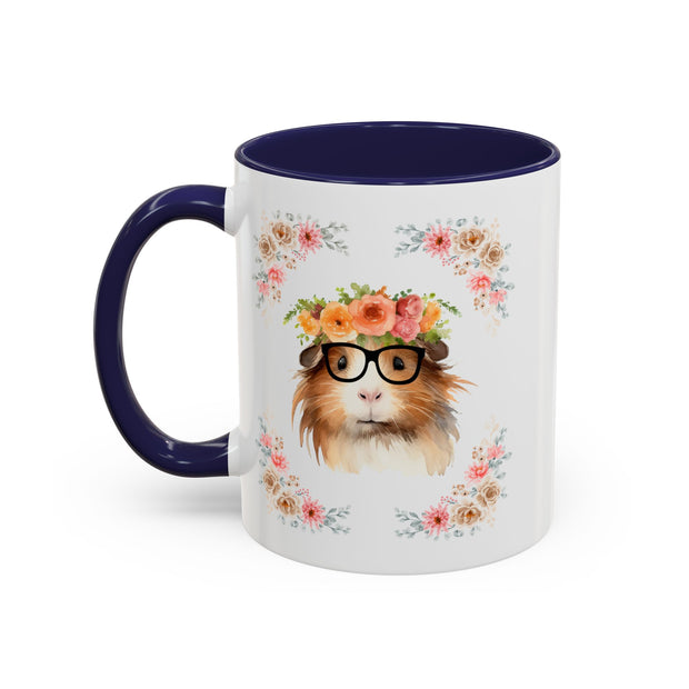 Geeky Goddess Guinea Pig Accent Coffee Mug