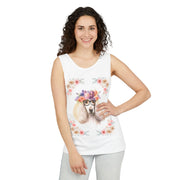 Geeky Goddess French Poodle Unisex Tank Top