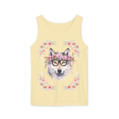 Geeky Goddess Wolf Unisex Tank Top