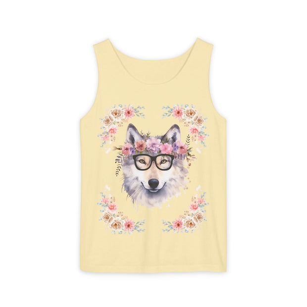 Geeky Goddess Wolf Unisex Tank Top