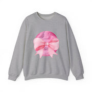 Pink Planet Wrapped In A Bow Unisex Crewneck Sweatshirt