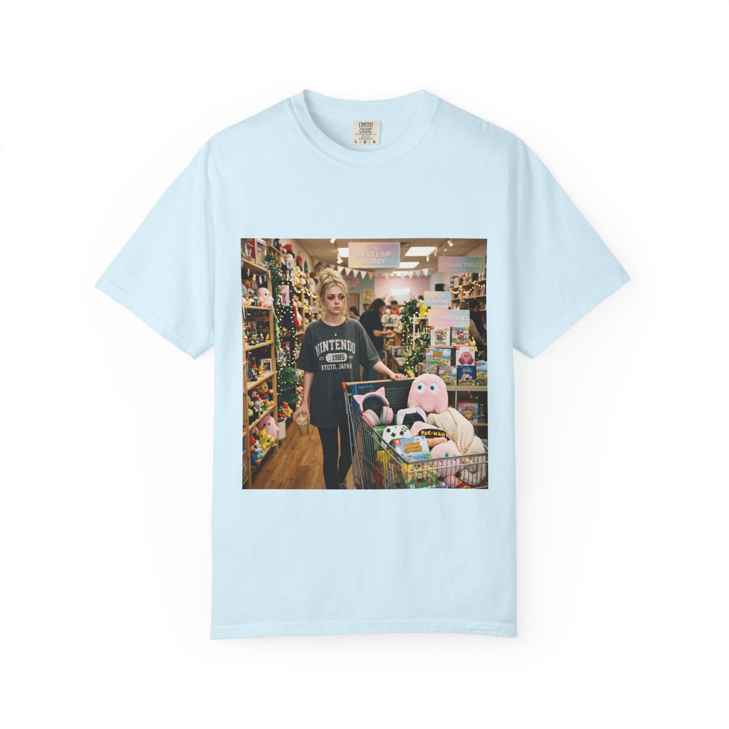 Unwell But Gaming Shirt | Gamer Girl Tee, Cozy Gaming Shirt, Video Game Lover Gift, Caffeine & Side Quests Aesthetic, Oversized Graphic Tee