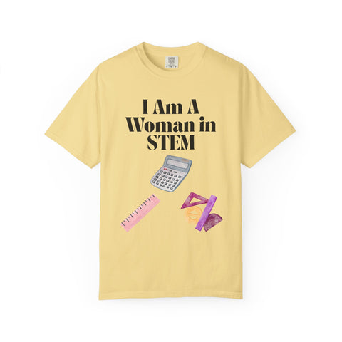 'I Am A Woman STEM' Mathematics Unisex T-Shirt