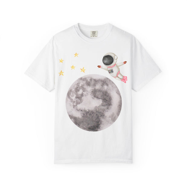 Astronaut Flying To The Moon Unisex T-Shirt