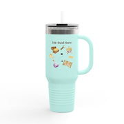 'Side Quest Queen' Insulated Travel Mug, 40oz