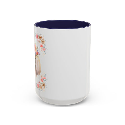 Geeky Goddess French Poodle Accent Coffee Mug