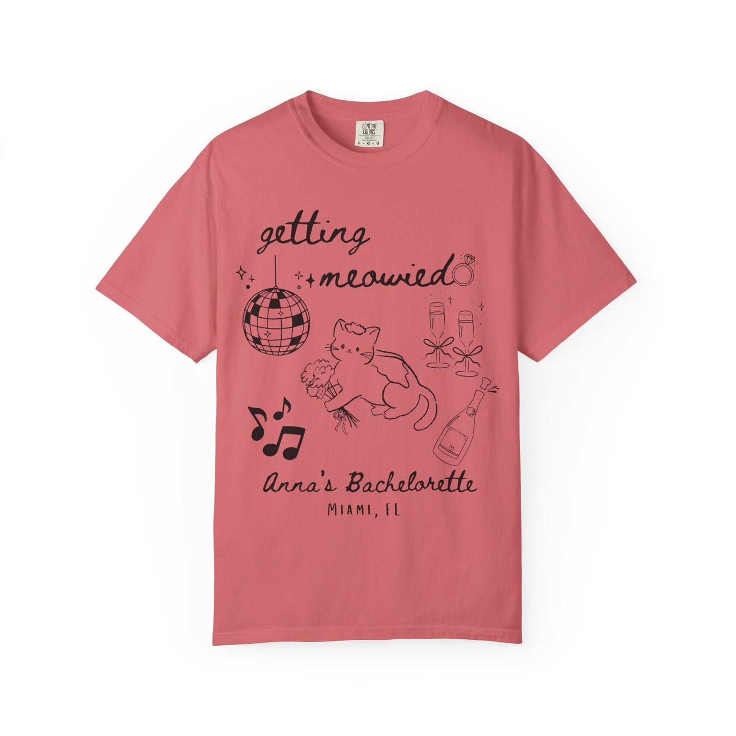 Getting Meowied Bachelorette Shirt Cat Bachelorette Shirt Cat Themed Bach Party Shirts Cat Lovers Wedding Shirts Cat Bridal Party Tees