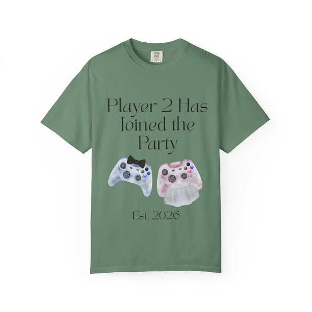 'Player 2 Has Joined The Party' 'Est. 2026' Unisex T-shirt