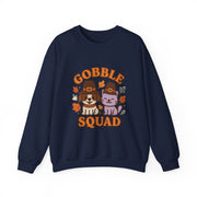 Gobble Squad Sweatshirt | Cozy Fall Apparel, Thanksgiving Gift, Unisex Crewneck, Cute Animal Design, Holiday Fashion