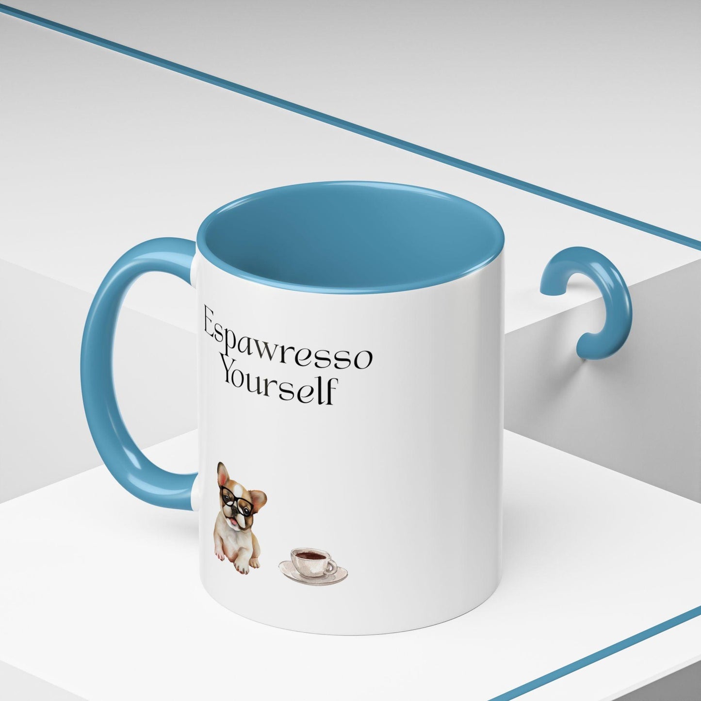 'Espawresso Yourself' French Bulldog Accent Coffee Mug