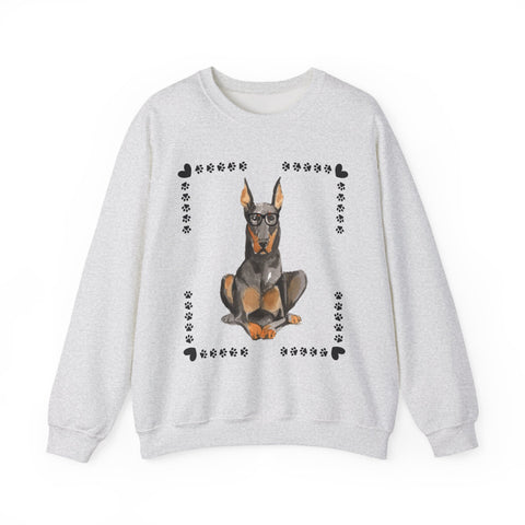 Geeky Good Doberman Unisex Crewneck Sweatshirt