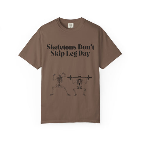 'Skeletons Don't Skip Leg Day' Unisex T-Shirt