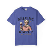 Mrs. Claus Wine Club T-Shirt, Fun Christmas Tee, Holiday Humor Shirt, Unique Gift for Wine Lovers, Mrs Claus Wine Lover Apparel