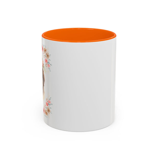 Geeky Goddess Saint Bernard Accent Coffee Mug